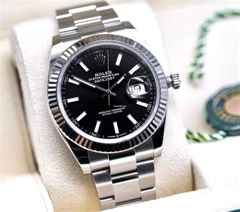 rolex datejust 41 arm black|rolex datejust black dial 41mm.